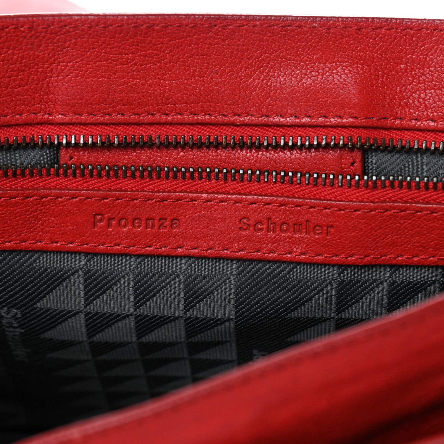 Proenza Schouler Lambskin Medium PS1 Satchel Red 7 of 14