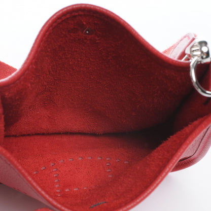 Hermes Taurillon Clemence Evelyne TPM Rouge Casaque 8 of 8