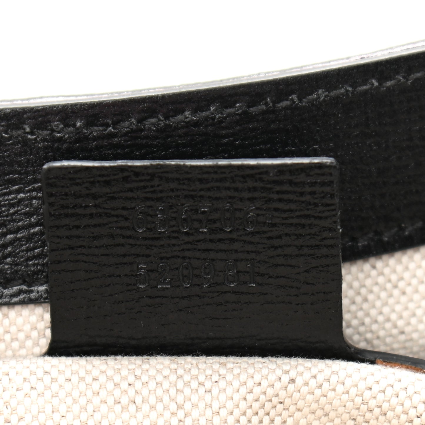 Azalea Calfskin GG Monogram Bi-Color Debossed Small Jackie 1961 Hobo Mystic White Black