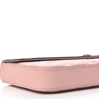 Louis Vuitton Empreinte Pochette Felicie Chain Wallet Rose Poudre 6 of 13