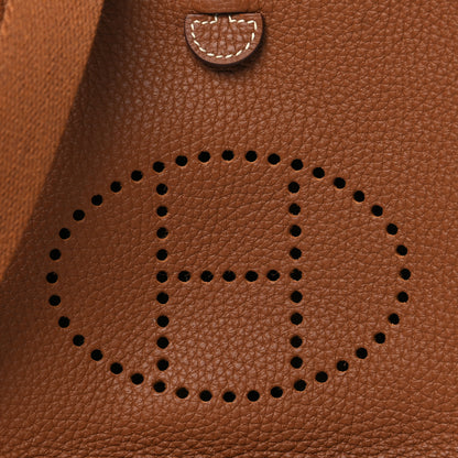 Hermes Taurillon Clemence Evelyne TPM Gold 7 of 9