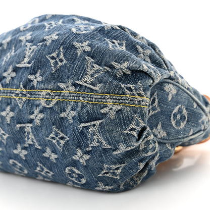 Louis Vuitton Monogram Denim Pleaty Blue 10 of 13