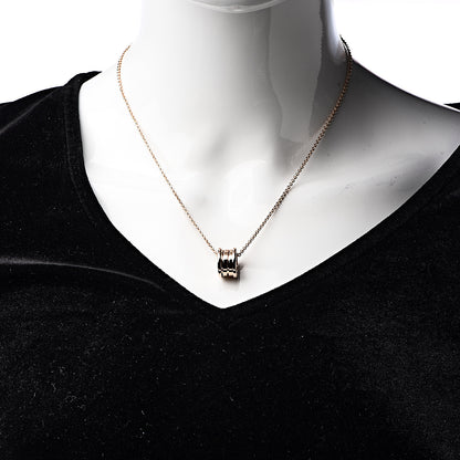 Bulgari 18K Rose Gold B.Zero1 Pendant Necklace 2 of 6