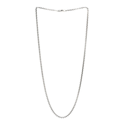 David Yurman Sterling Silver 2.7mm Small Box Chain Necklace 20" 3 of 4