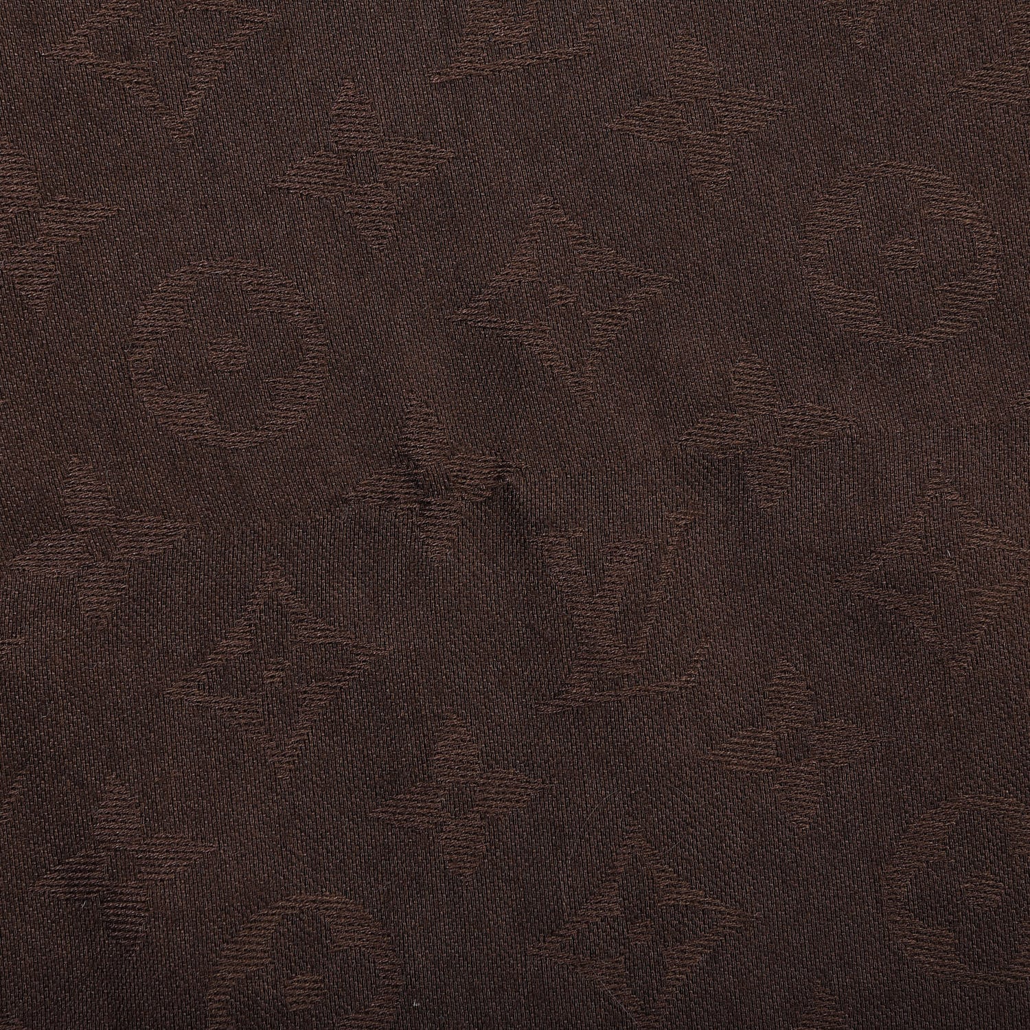 Louis Vuitton Wool Silk Monogram Shawl Chocolate 4 of 6