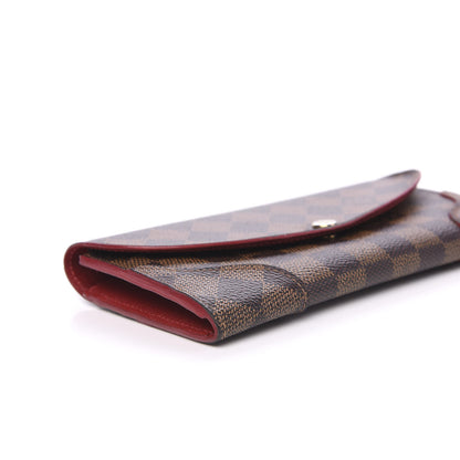 Louis Vuitton Damier Ebene Caissa Wallet Cherry 7 of 8