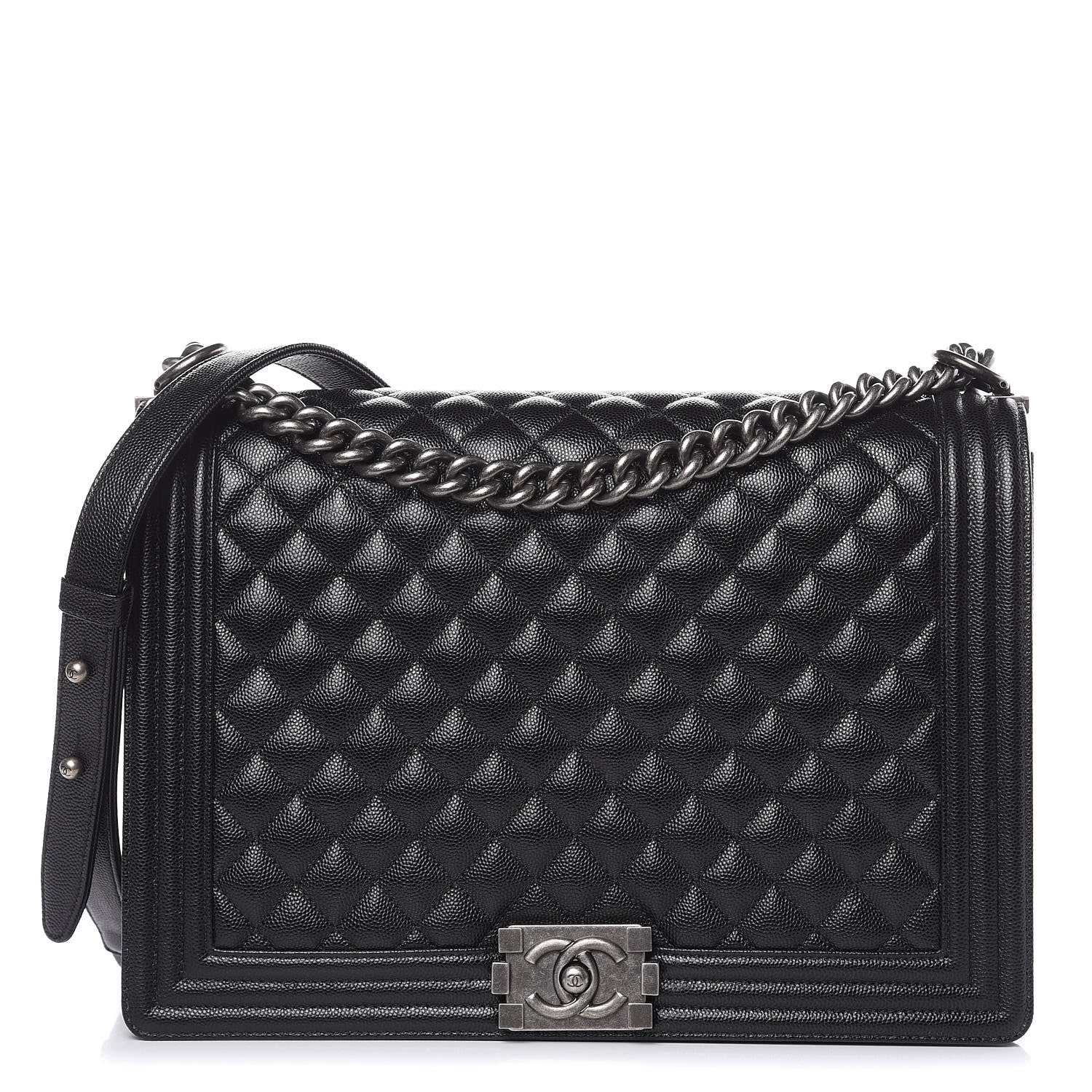 Chanel Caviar Quilted Large Boy Flap Black 1 of 10
