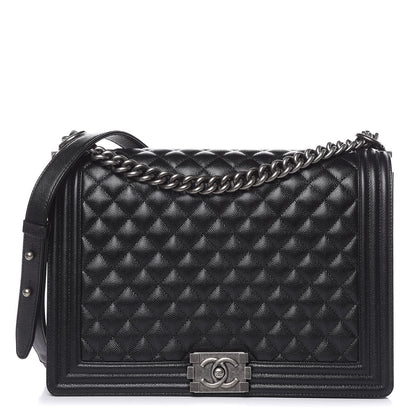 Chanel Caviar Quilted Large Boy Flap Black 1 of 10