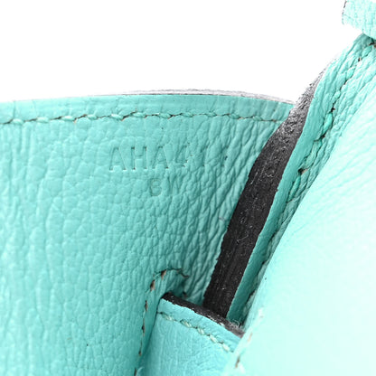 Hermes Taurillon Clemence Birkin 30 Bleu Atoll 6 of 9