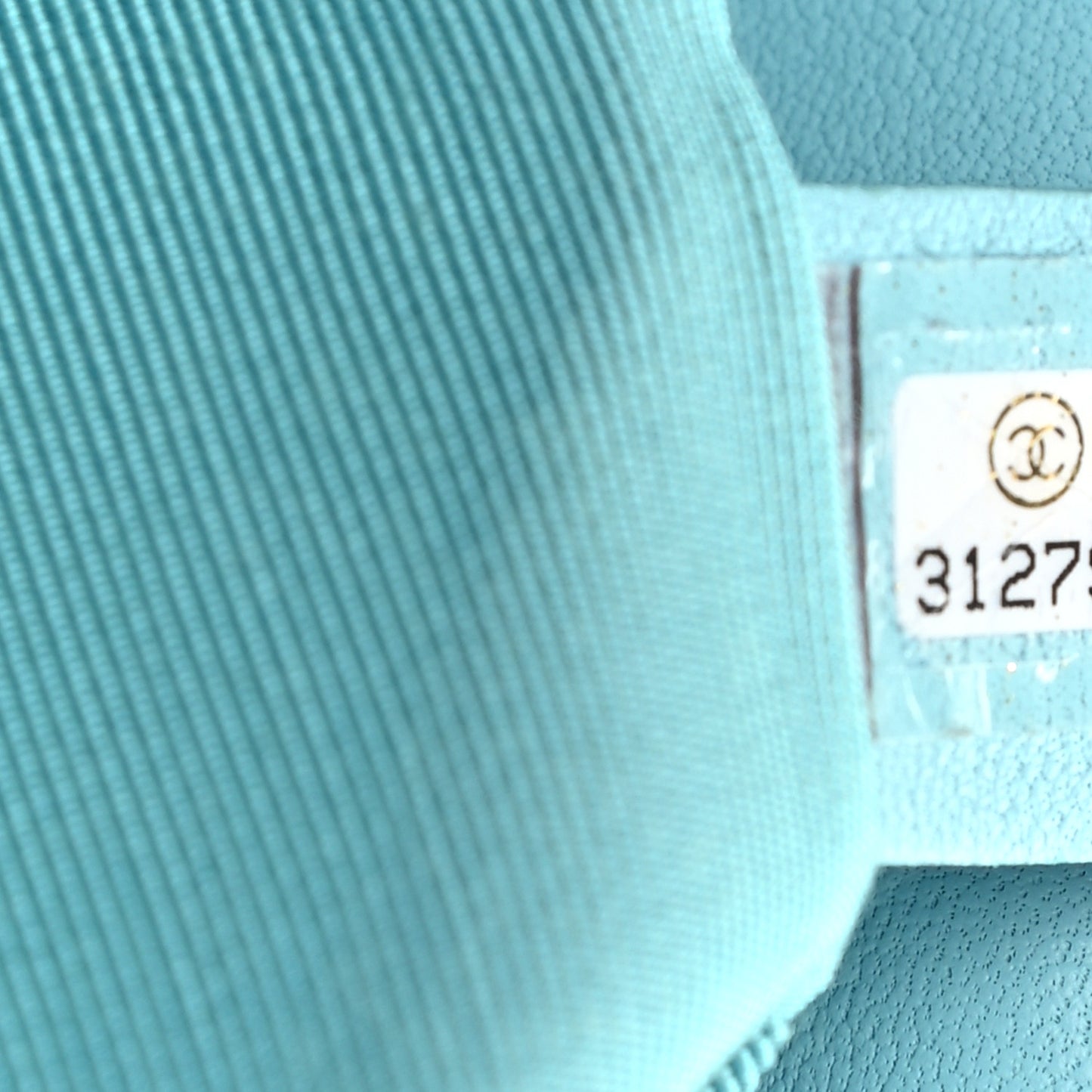 Shiny Lambskin Quilted Large Chanel 19 Flap Light Blue