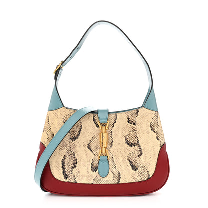 Gucci Snakeskin Calfskin Jackie 1961 Hobo Multicolor 1 of 16