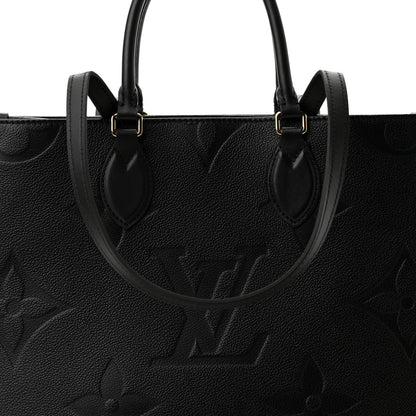 Louis Vuitton Empreinte Monogram Giant Onthego MM Black 7 of 9