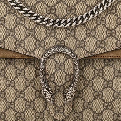 Gucci GG Supreme Monogram Medium Dionysus Shoulder Bag Taupe 8 of 12