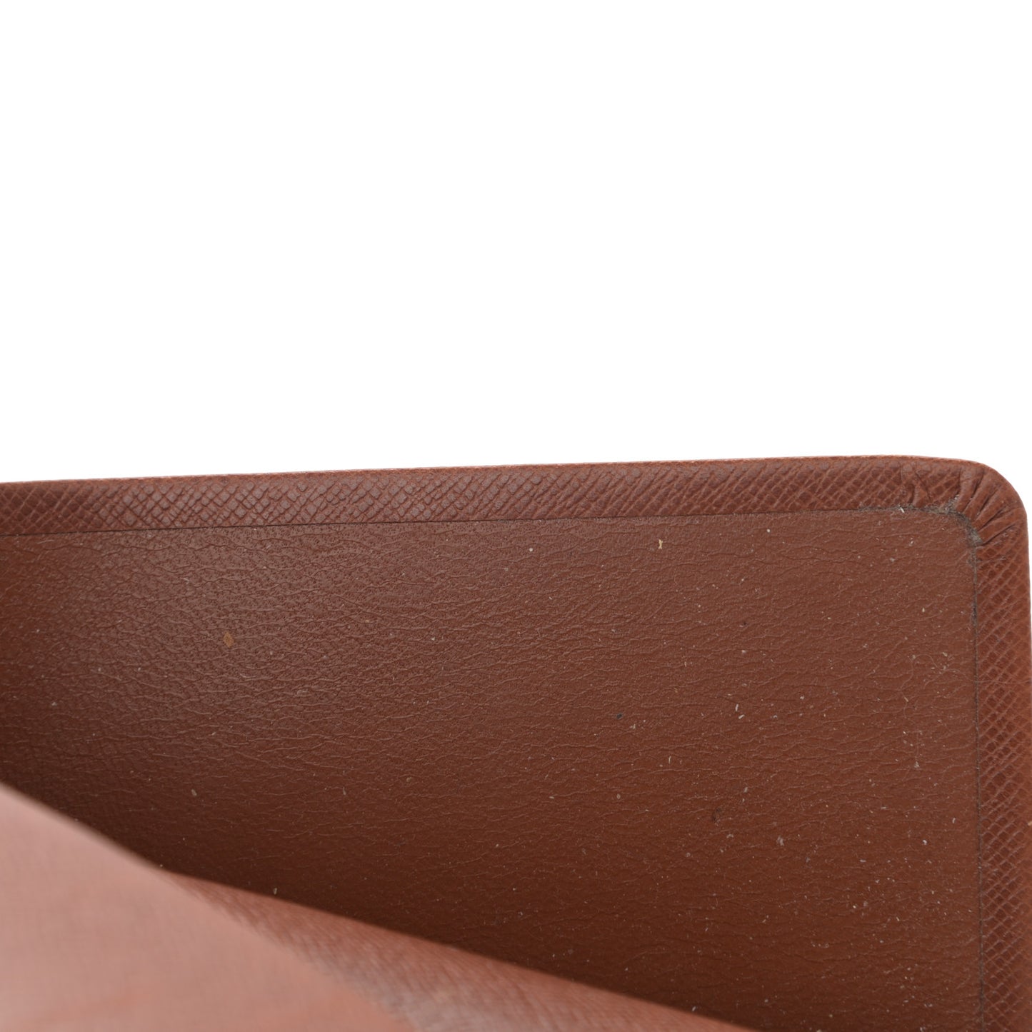 Monogram Simple Checkbook Holder Wallet Cover