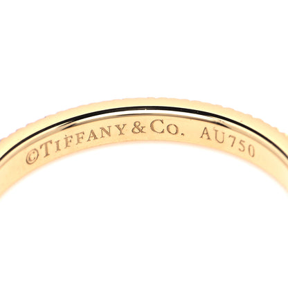 Tiffany 18K Yellow Gold Diamond Novo Half Circle Band Ring 50 5.5 4 of 4