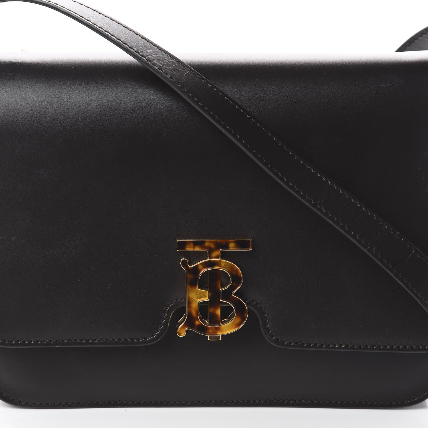Burberry Calfskin Medium TB Bag Coffee 6 of 8