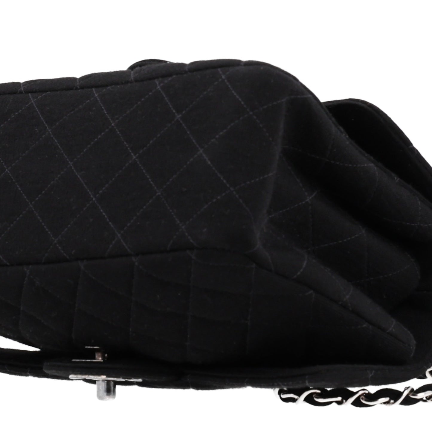 Jersey Double Sided Jumbo Flap Black