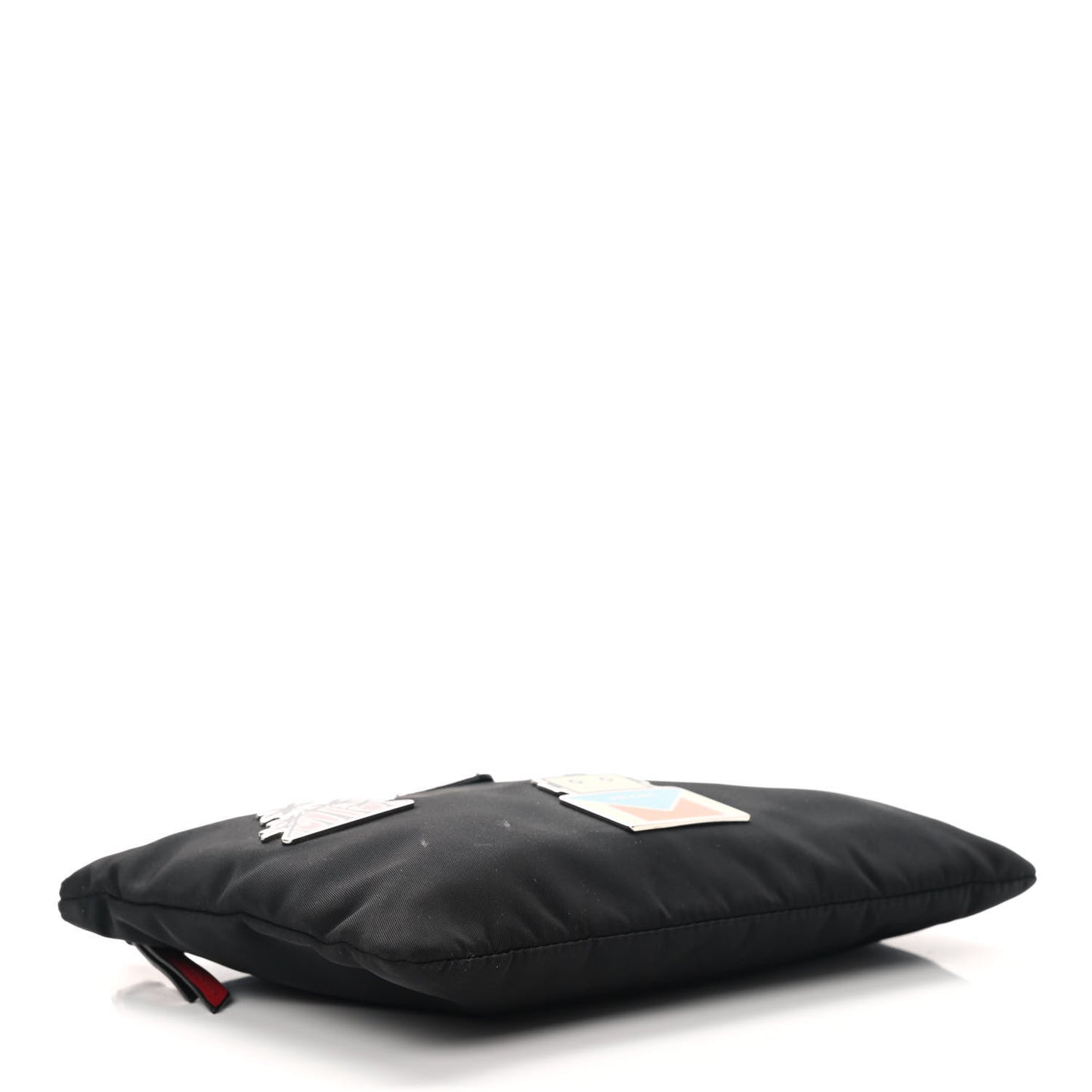 Tessuto Nylon Smalto Pouch Black