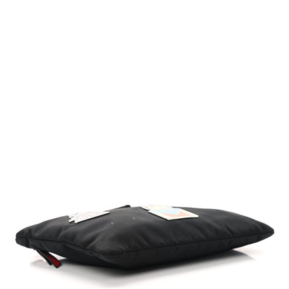 Prada Tessuto Nylon Smalto Pouch Black 4 of 9