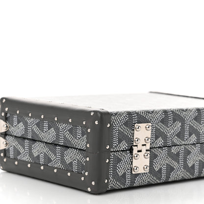 Goyard Goyardine Minaudiere Trunk Bag Grey 14 of 17