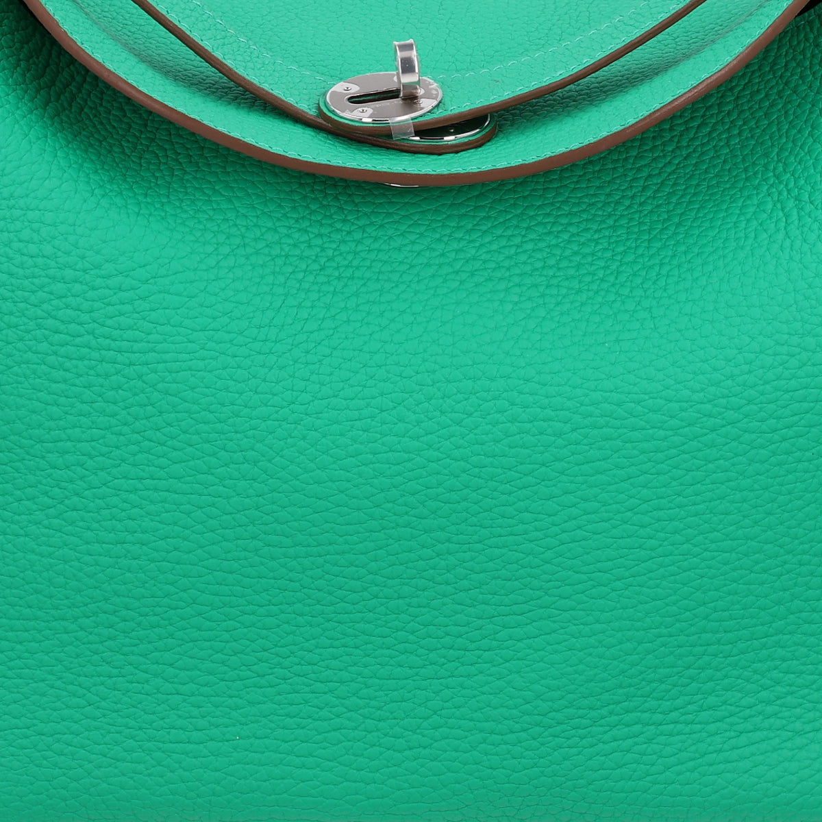 Hermes Taurillon Clemence Lindy 34 Menthe 8 of 10