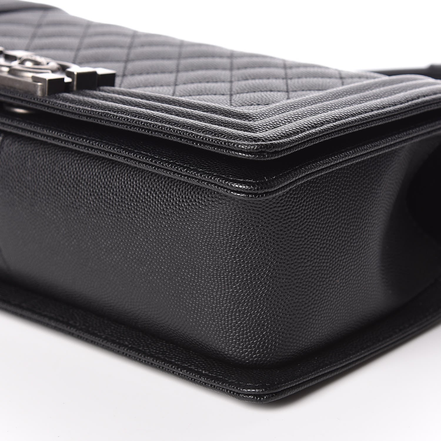Chanel Caviar Quilted Medium Boy Flap Black 6 of 10