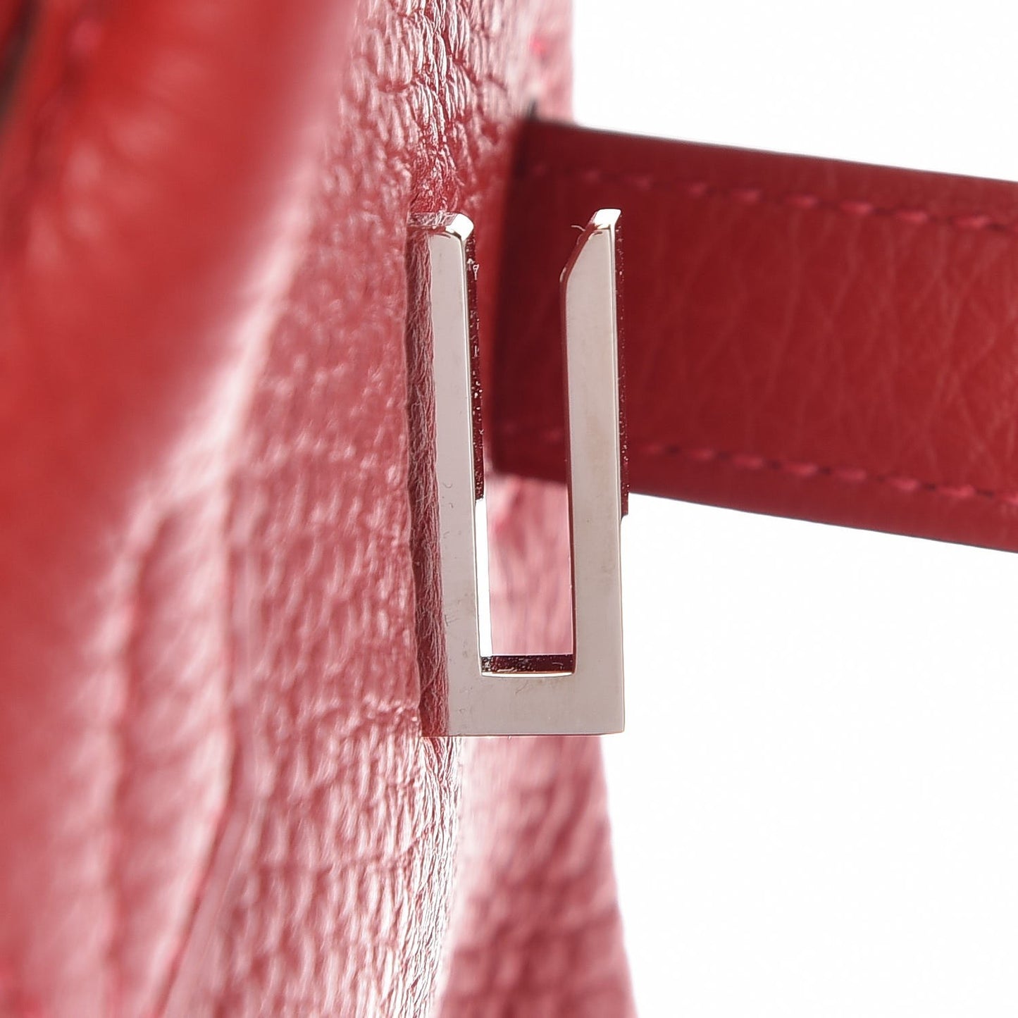 Taurillon Clemence Birkin 35 Rouge Casaque