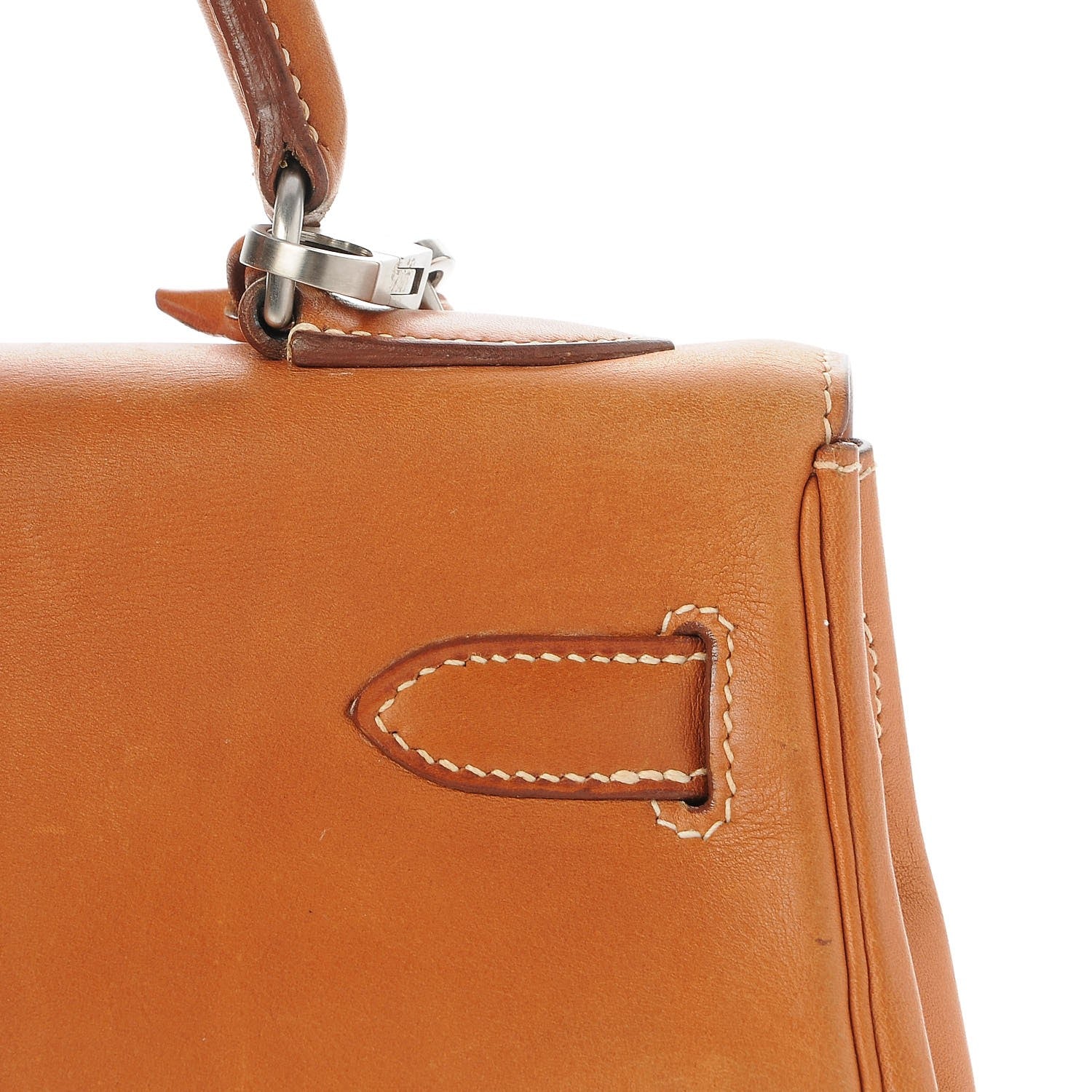 Hermes Natural Barenia Kelly Retourne 32 Fauve 36 of 40