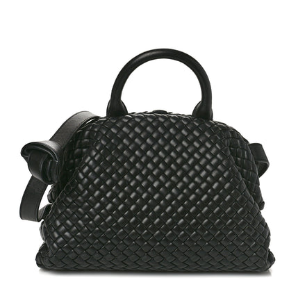 Bottega Veneta Nappa Intreccio Mini Padded Handle Bag Black 1 of 9