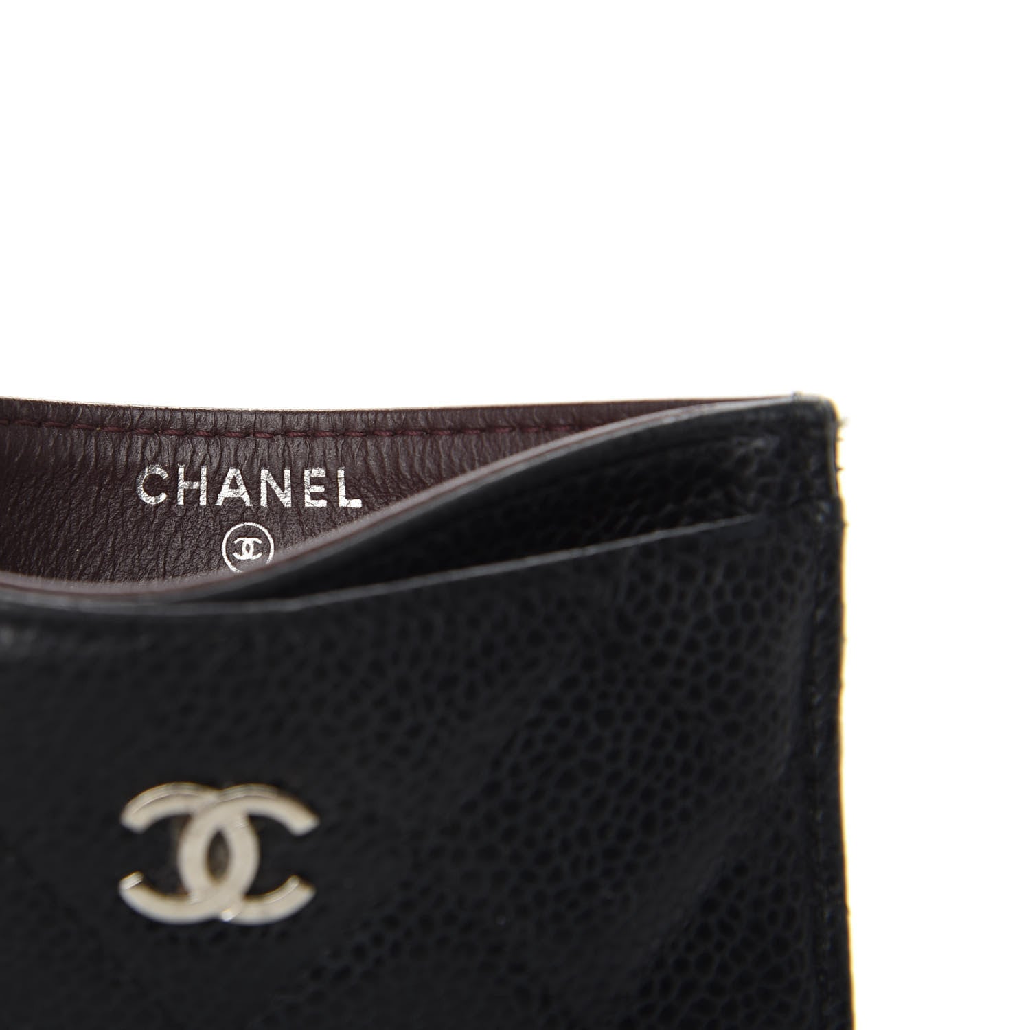 Chanel Caviar Quilted Card Holder Black 6 of 7