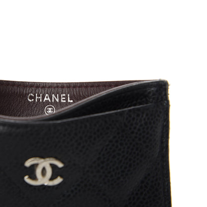 Chanel Caviar Quilted Card Holder Black 6 of 7