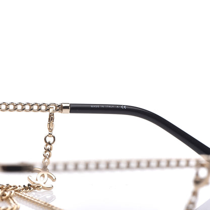 Chanel Chain Square Sunglasses 4244 Black 6 of 10