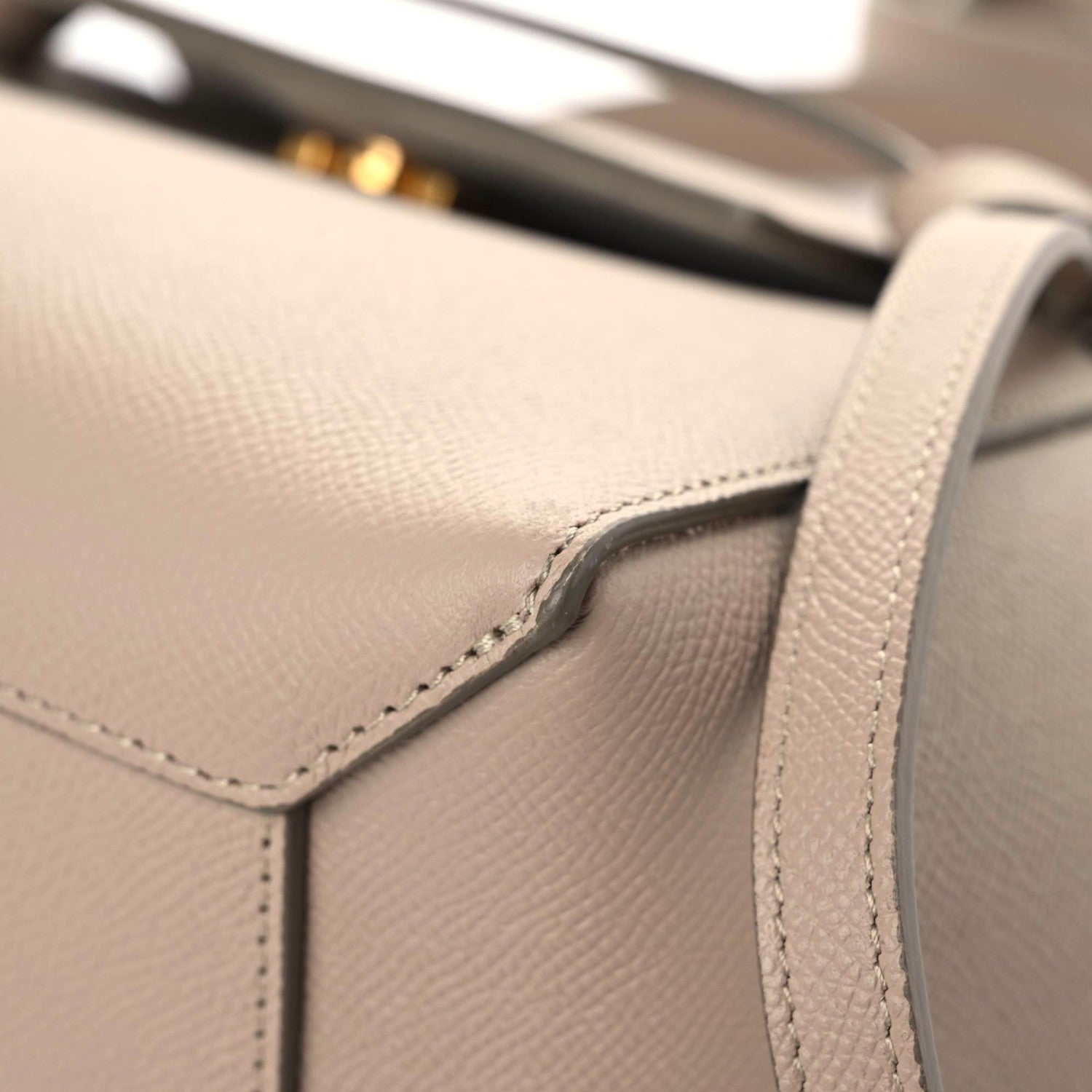 Celine Grained Calfskin Micro Belt Bag Light Taupe 8 of 11