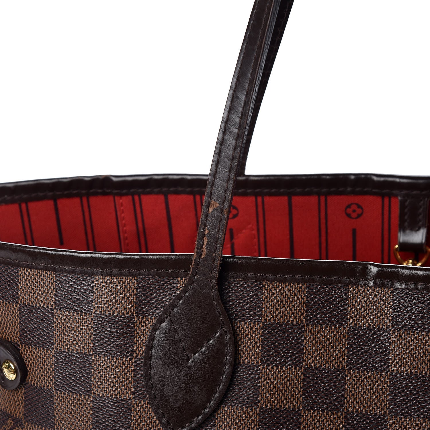 Louis Vuitton Damier Ebene Neverfull MM 21 of 22