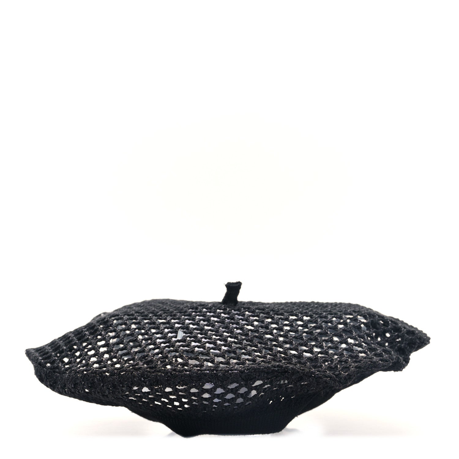 Christian Dior Mesh Arty Beret 57 Black 5 of 9