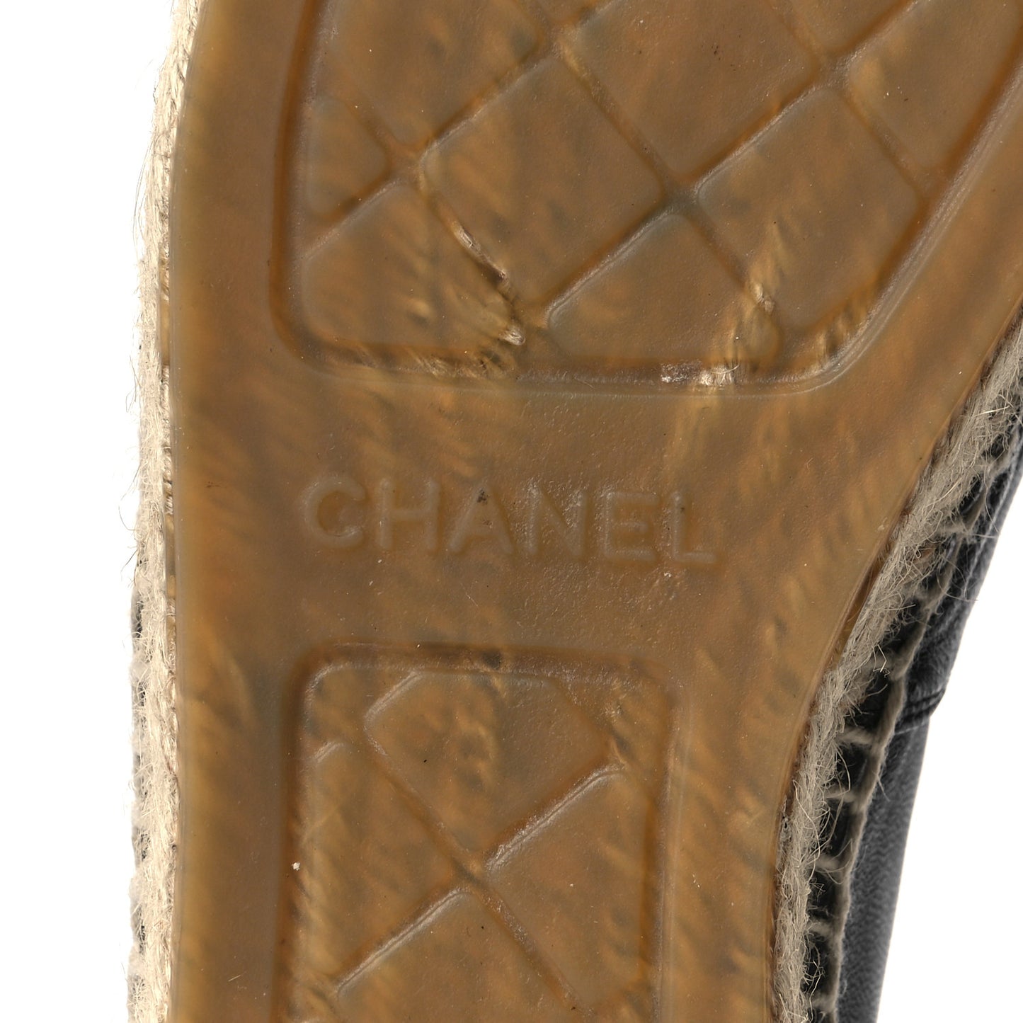 Lambskin CC Espadrilles 38 Black