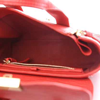 3.1 Phillip Lim 3.1 Textured Calfskin Mini Pashli Satchel Red 4 of 9