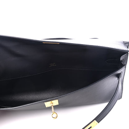 Hermes Swift Kelly Cut Clutch Pochette Black 4 of 4