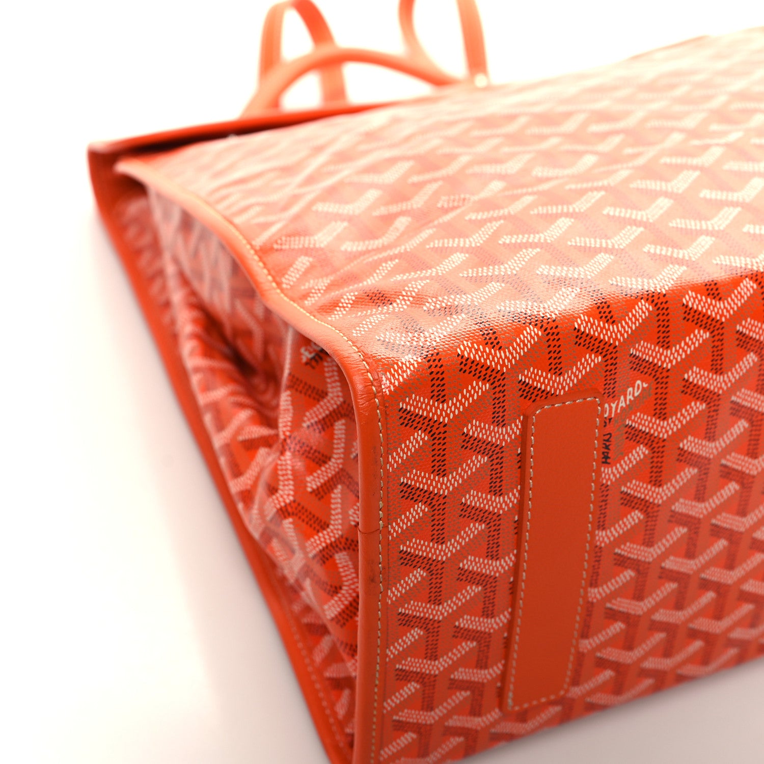 Goyard Goyardine Saint Leger Soft Briefcase Backpack Orange 7 of 11