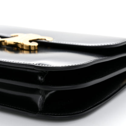 Celine Shiny Calfskin College Triomphe Black 9 of 9