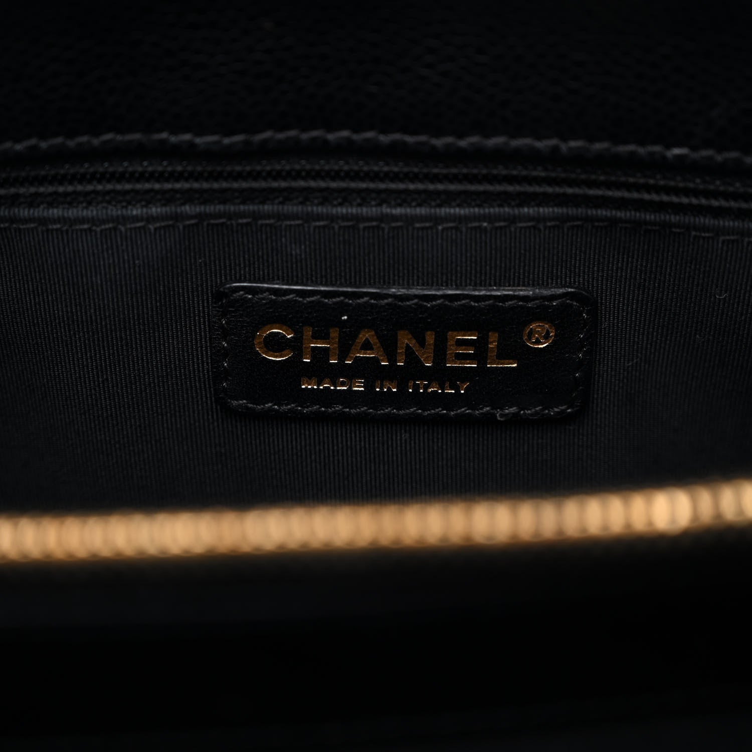 Chanel Caviar Quilted Grand Shopping Tote GST Black 6 of 10