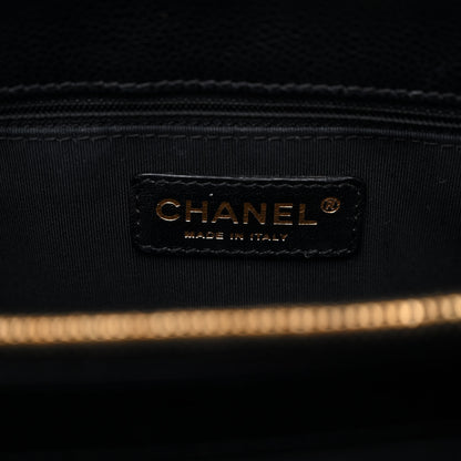 Chanel Caviar Quilted Grand Shopping Tote GST Black 6 of 10
