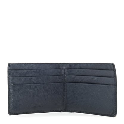 Prada Saffiano Bi-Fold Wallet Baltico Girasole 5 of 10