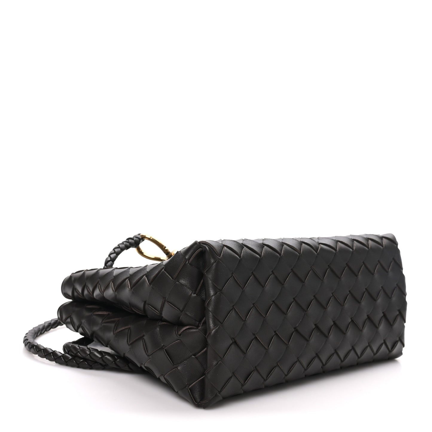Nappa Intrecciato Small Andiamo Shoulder Bag Fondant