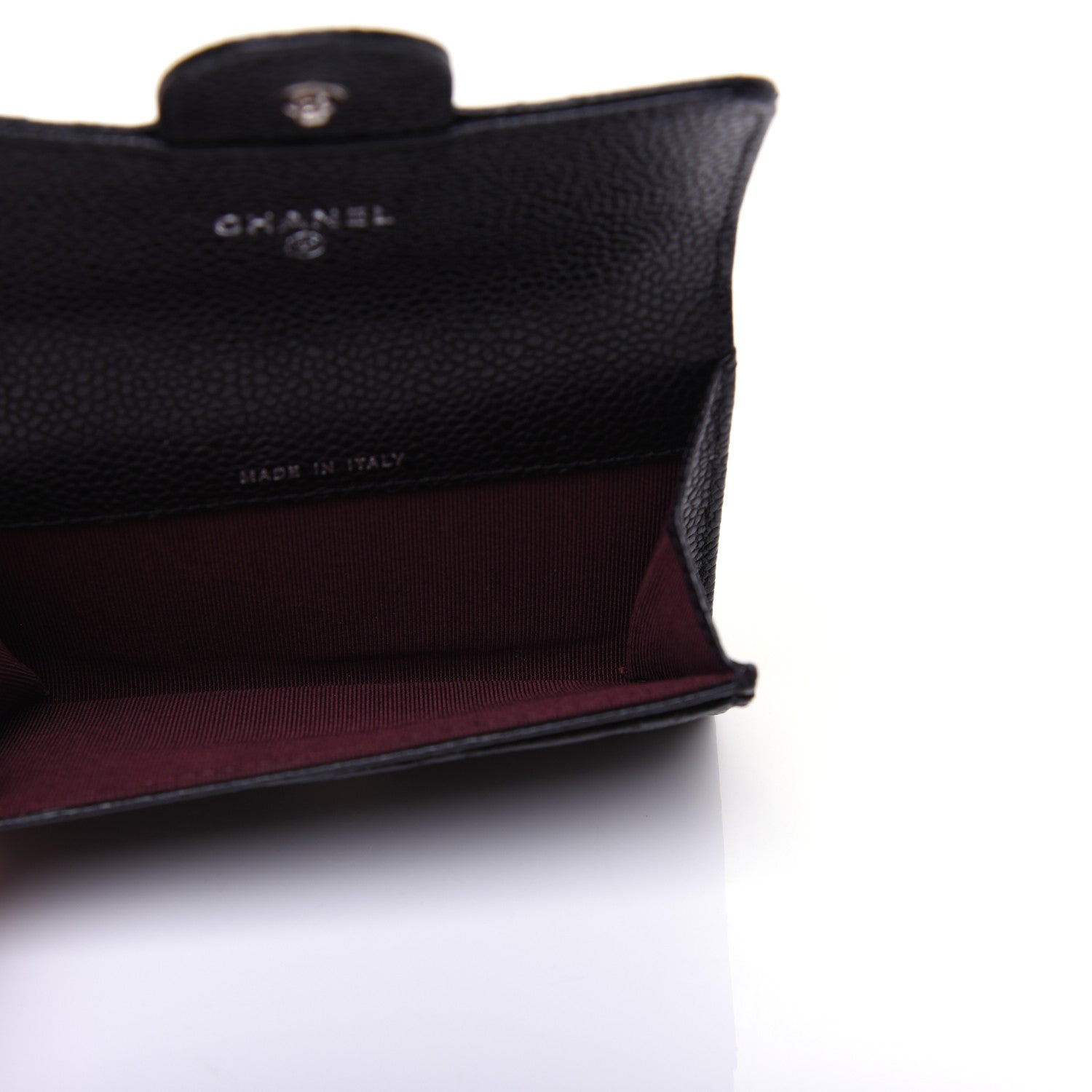 Chanel Caviar Quilted Flap Card Holder Black 5 of 11