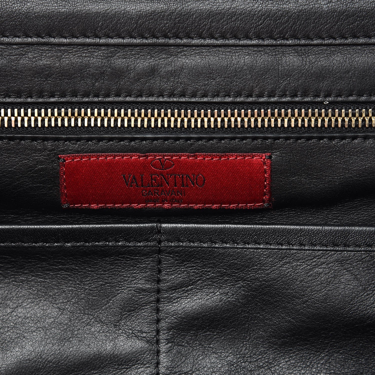 Valentino Garavani Vitello Medium Rockstud Tote Black 6 of 11