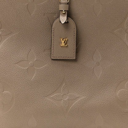 Louis Vuitton Empreinte Monogram Giant Carryall MM Tourterelle 8 of 10