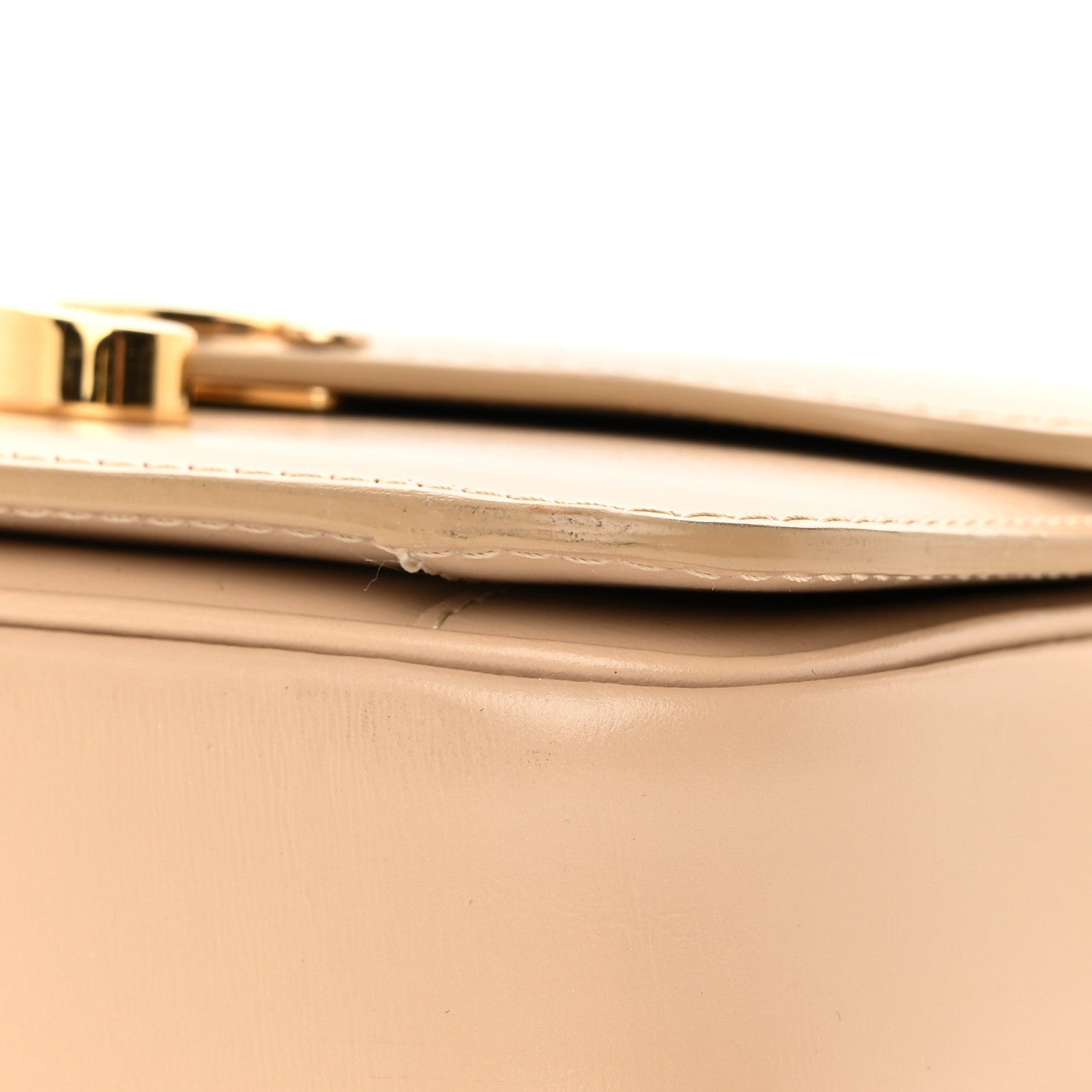 Celine Shiny Calfskin Teen Triomphe Nude 22 of 23