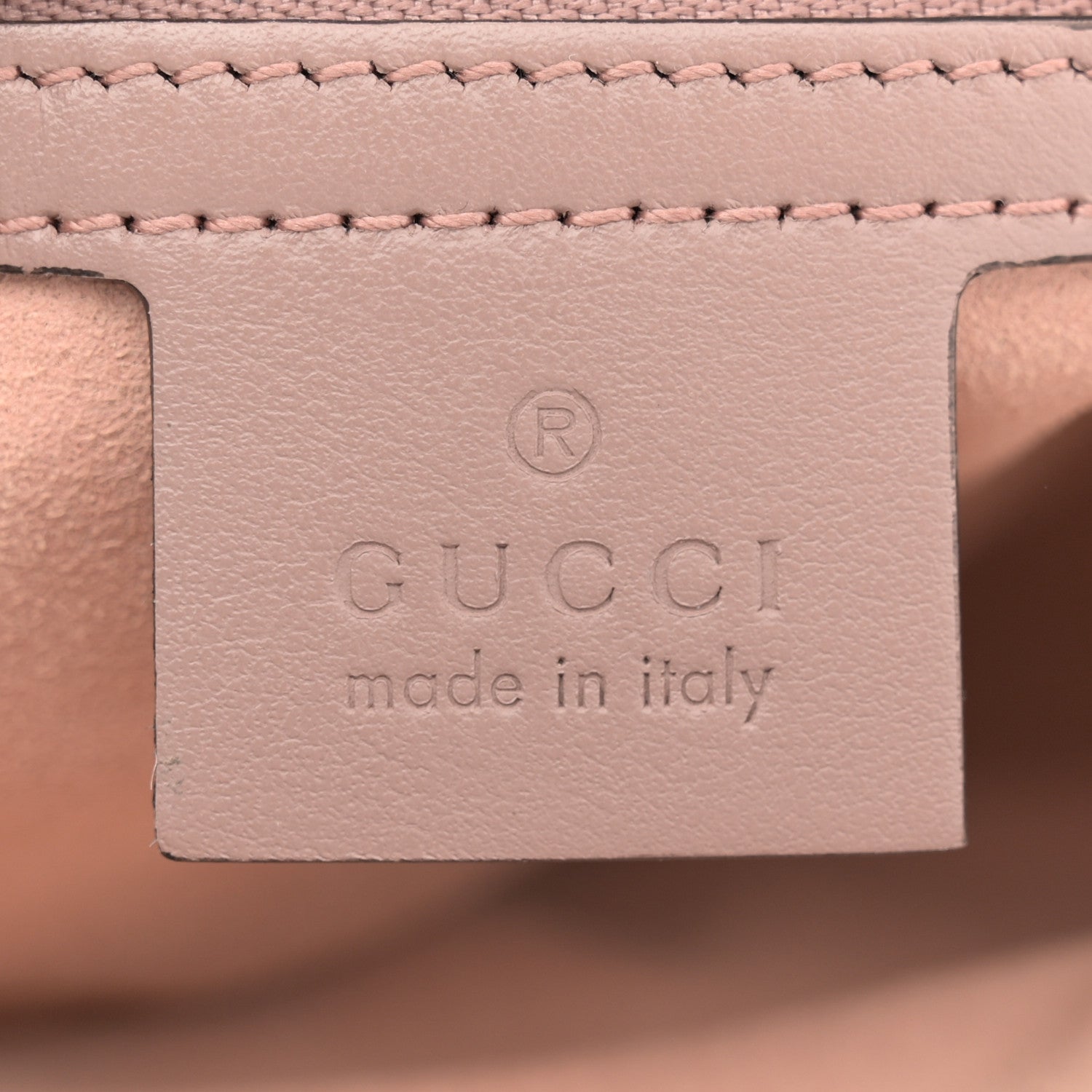 Gucci Calfskin Matelasse Small GG Marmont Shoulder Bag Porcelain Rose 6 of 10