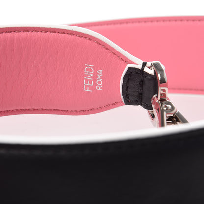 Fendi Vitello Dolce Fun Fair Metal Studded Strap You Black Multicolor 5 of 8